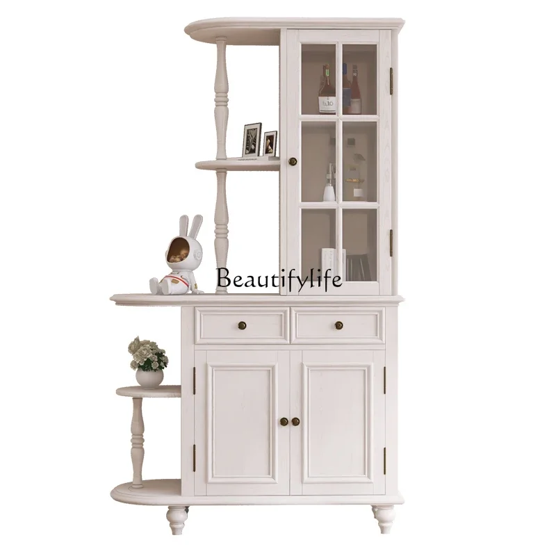 ls 18American solid wood partition cabinet wine rack living room entrance door double-sided dining side cabinet
ls 18American solid wood partition cabinet wine rack living room entrance door double-sided dining side cabinet