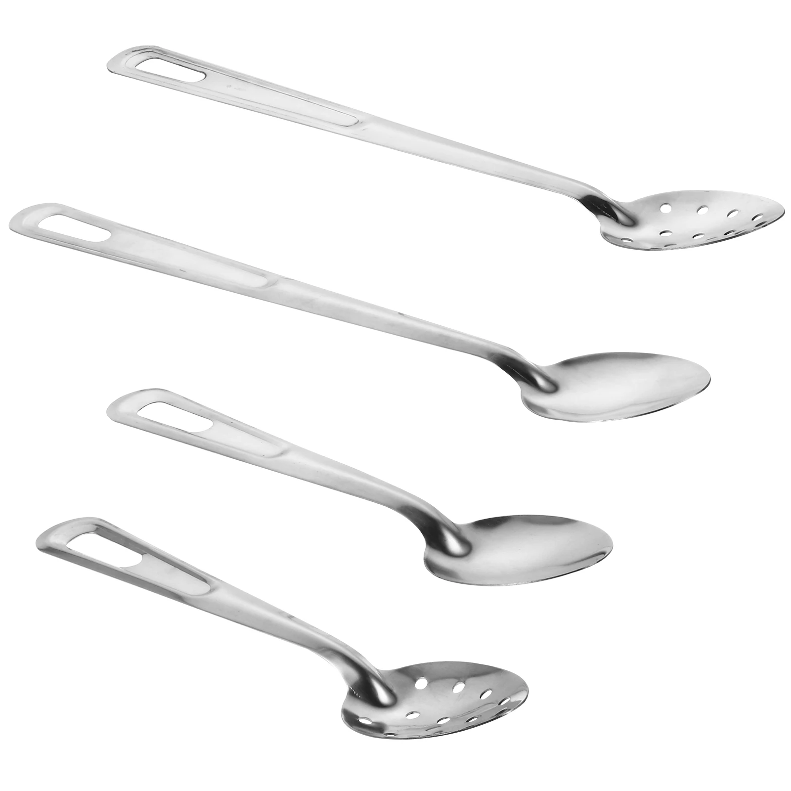 4pcs Stainless Steel Spoon Kitchen Colander Spoons Silver Metal Serving Scoop Pasta Concentrate Filter utensils home
4pcs Stainless Steel Spoon Kitchen Colander Spoons Silver Metal Serving Scoop Pasta Concentrate Filter utensils home