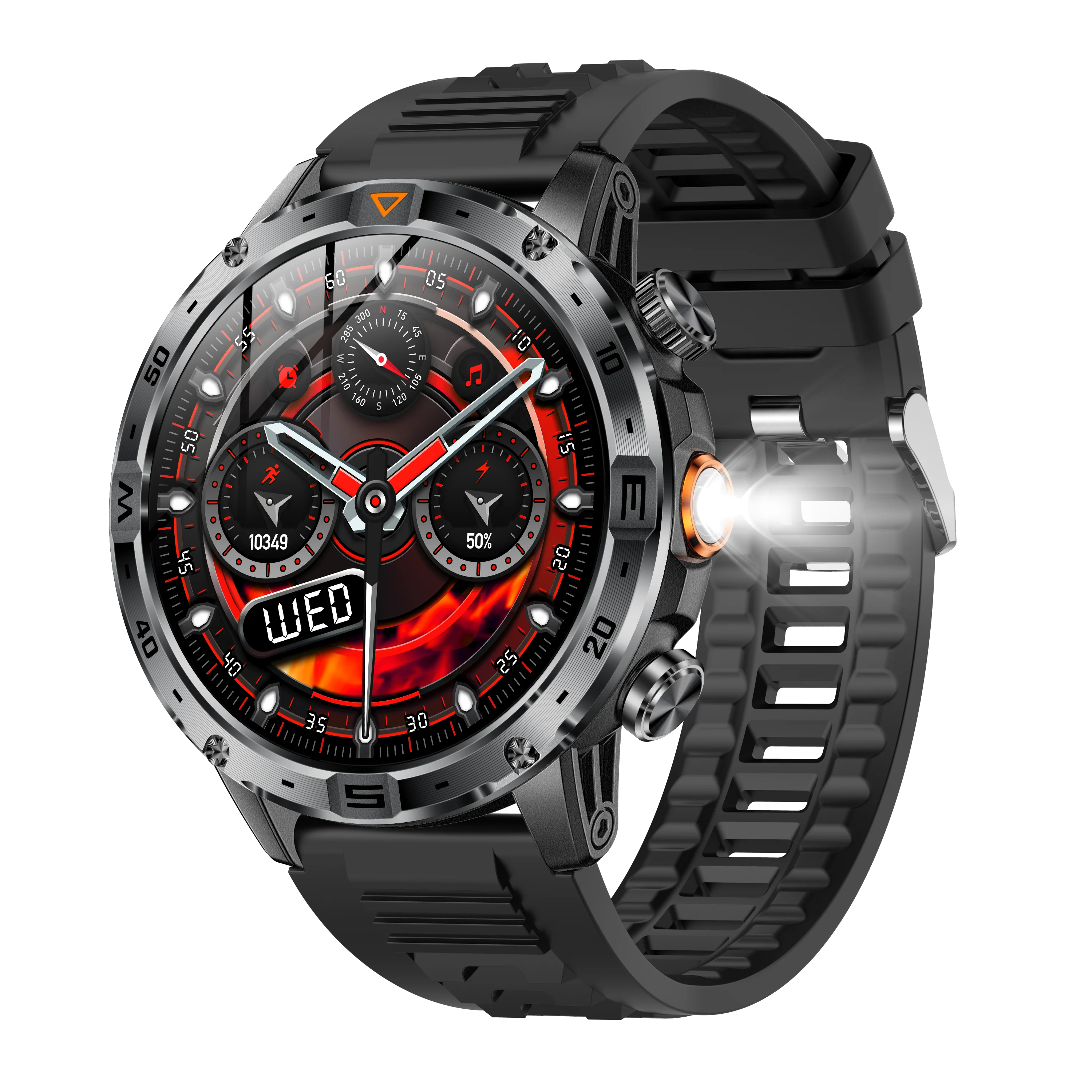 AK91 Flashlight Smart Watch Men with BT Call Waterproof Reloj Inteligente Rugged Durable Outdoor Sport Smartwatches 2026
AK91 Flashlight Smart Watch Men with BT Call Waterproof Reloj Inteligente Rugged Durable Outdoor Sport Smartwatches 2026