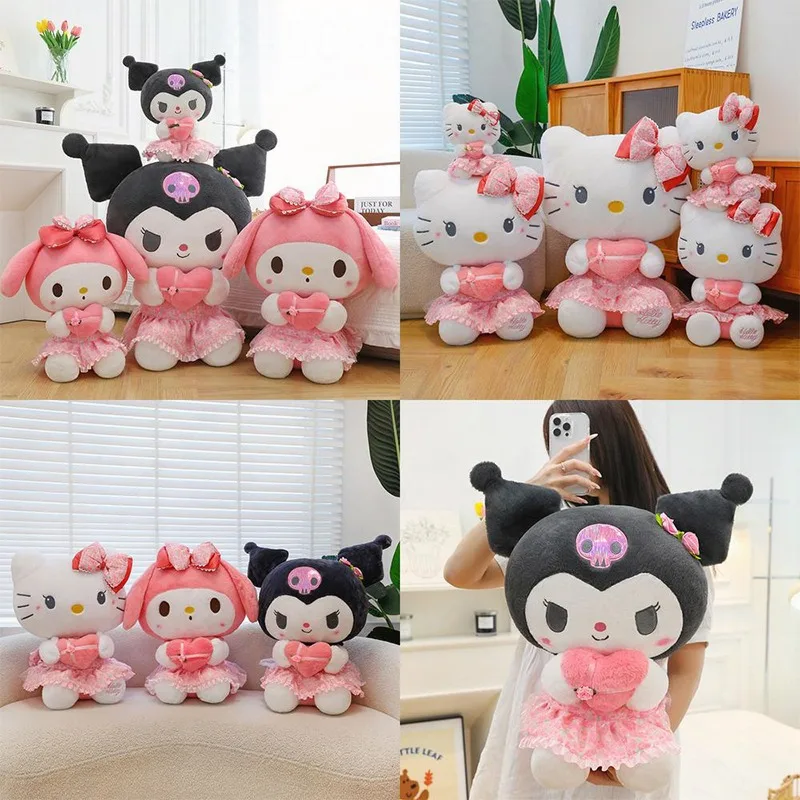 60 см Kawaii Kuromi My Melody плюшевая игрушка милая мягкая кукла Hello Kitty для детей подарок на день рождения романтическое цветочное поле мягкая приятная
60 см Kawaii Kuromi My Melody плюшевая игрушка милая мягкая кукла Hello Kitty для детей подарок на день рождения романтическое цветочное поле мягкая приятная