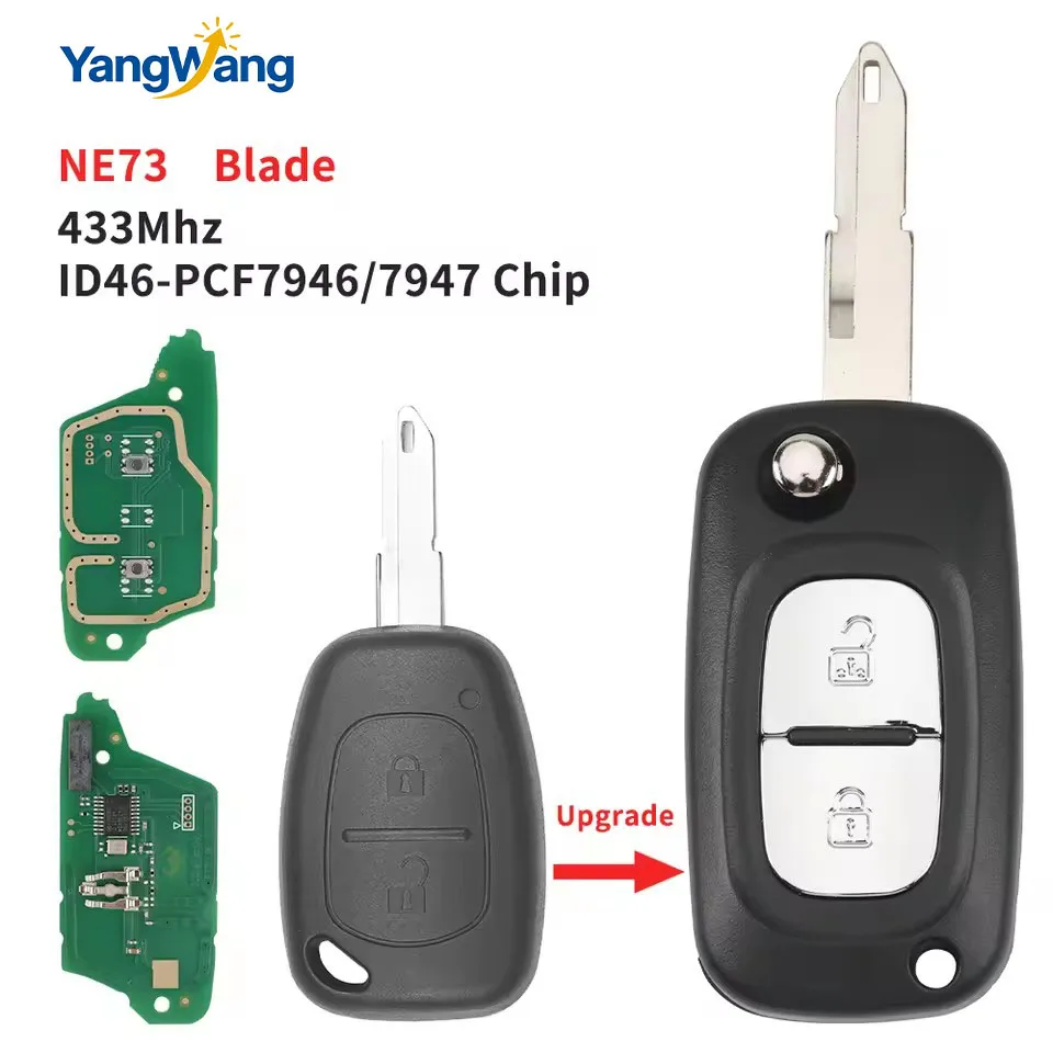 Flip phone modified to folding Car Remote Key 433mhz 7946/7947 Chip Transmister for Renault Traffic Master Vivaro Movano Kangoo
Flip phone modified to folding Car Remote Key 433mhz 7946/7947 Chip Transmister for Renault Traffic Master Vivaro Movano Kangoo