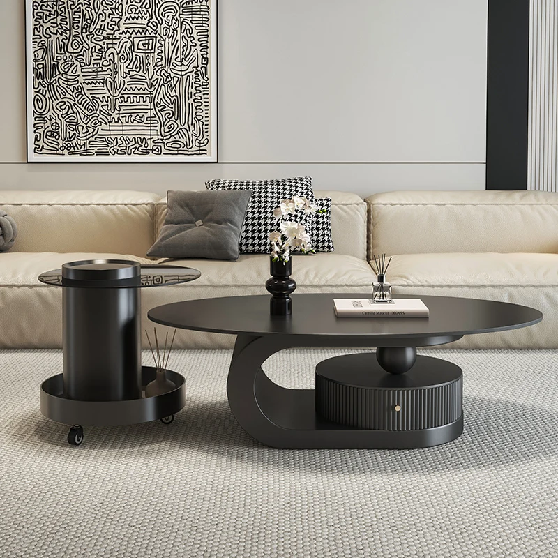 Designer Minimalist Table Oval Light Luxury Creative Rock Coffee Table Small Modern Minimalist Kaffee Tische Home Furniture
Designer Minimalist Table Oval Light Luxury Creative Rock Coffee Table Small Modern Minimalist Kaffee Tische Home Furniture