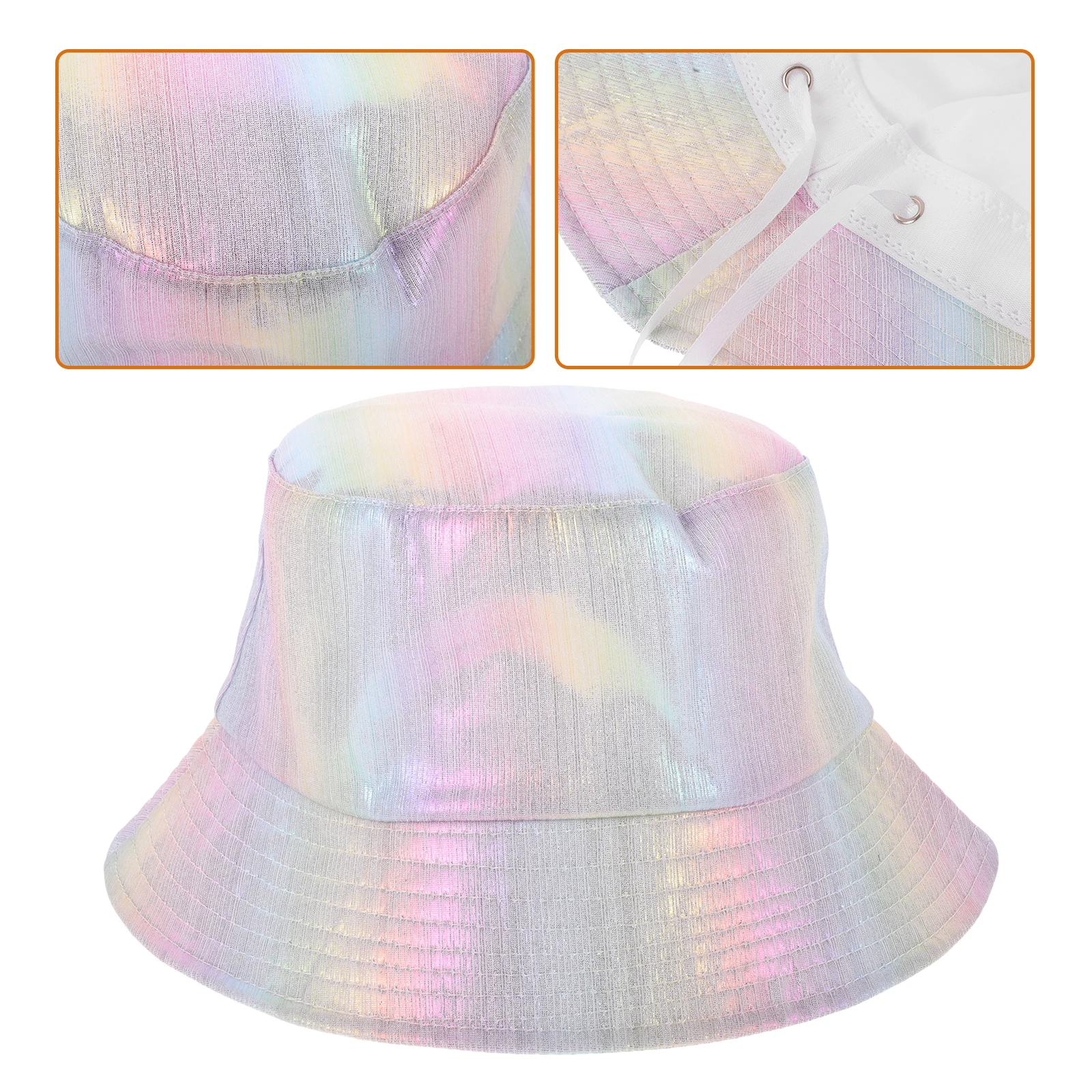 Colorful Shiny Hat Women Hat Protection Wide Brim Hats Ladies Beach Travel Party Gradient Fish Cap
Colorful Shiny Hat Women Hat Protection Wide Brim Hats Ladies Beach Travel Party Gradient Fish Cap