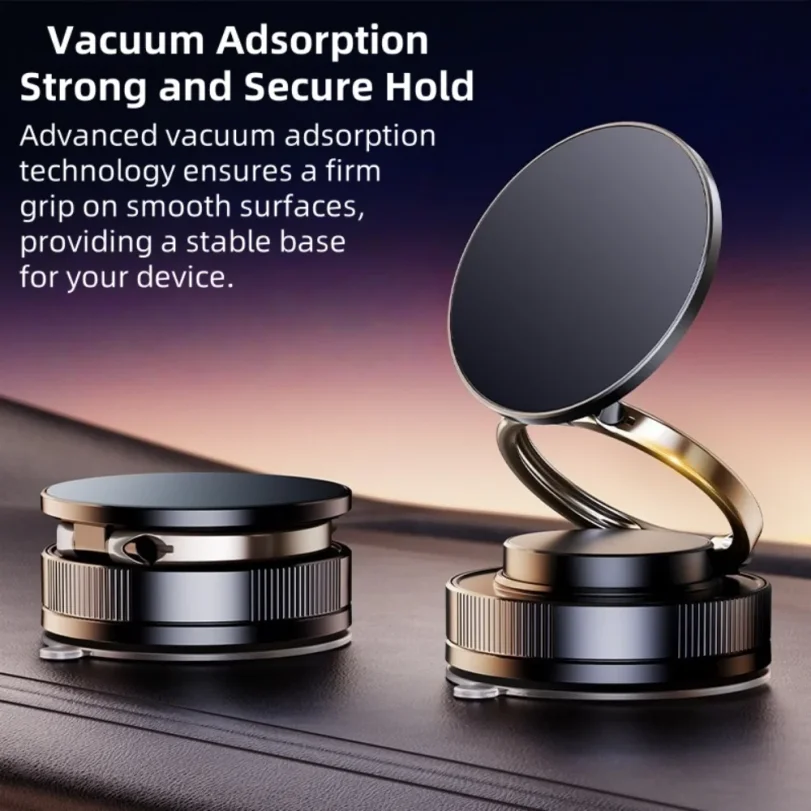 Upgraded 360°Vacuum Magnetic Phone Holder, Magnetic Car Phone Mount, Hands-Free Suction Cup Phone Holder for Car/Gym/Mirror
Upgraded 360°Vacuum Magnetic Phone Holder, Magnetic Car Phone Mount, Hands-Free Suction Cup Phone Holder for Car/Gym/Mirror