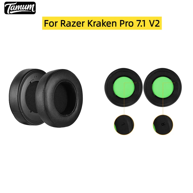 Replacement Ear Pads For Razer Kraken Pro V2 7.1 v2 Gaming Headset Ear Cushions Accessories
Replacement Ear Pads For Razer Kraken Pro V2 7.1 v2 Gaming Headset Ear Cushions Accessories