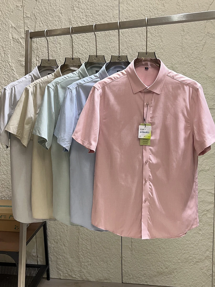 Lightweight Business! Lyocell Linen! Summer Men's Moisture Wicking Breathable Color Casual Short Sleev...
Lightweight Business! Lyocell Linen! Summer Men's Moisture Wicking Breathable Color Casual Short Sleev...