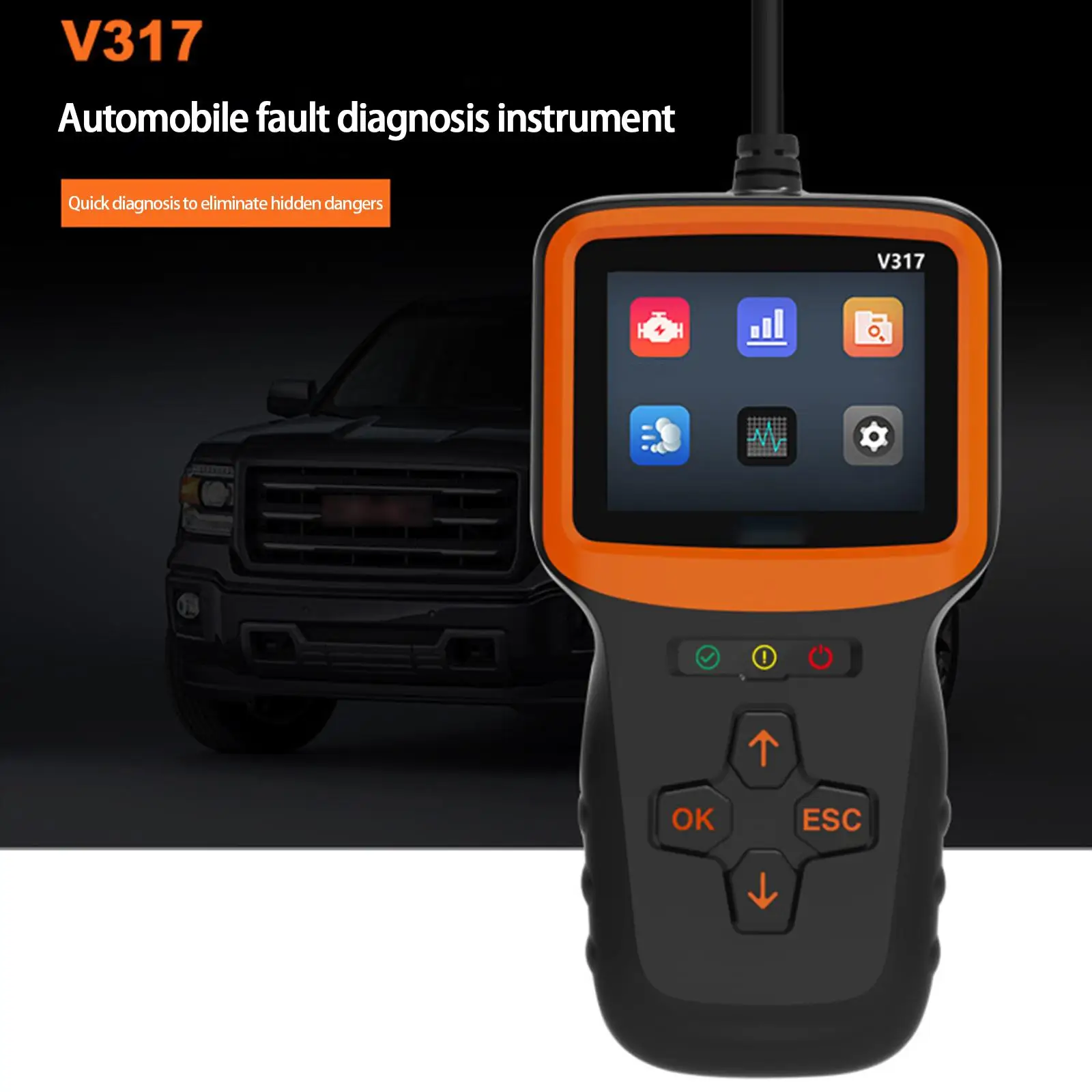 OBD2 сканер двигателя автомобиля, проверка кода неисправности, чтение, диагностический сканер, инструмент
OBD2 сканер двигателя автомобиля, проверка кода неисправности, чтение, диагностический сканер, инструмент