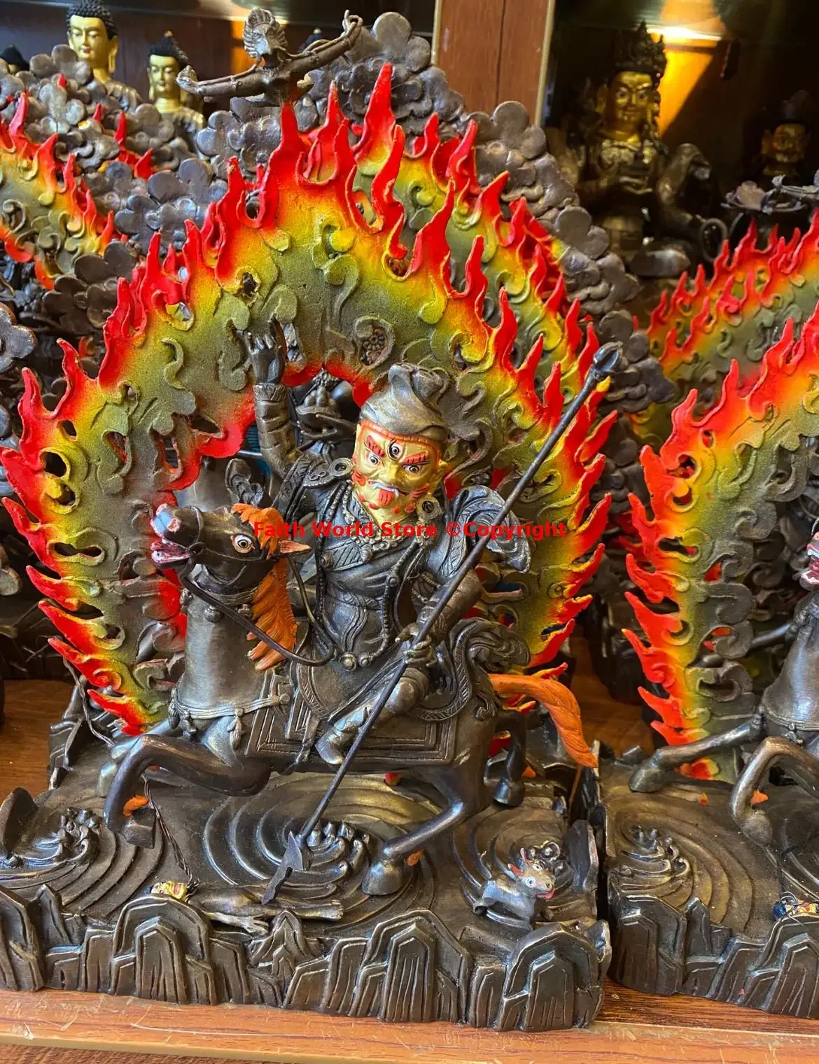 Буддийские принадлежности, эксклюзивная статуя Будды Цуи Марпо Зима Дхарма-протектор, Тибет, Непал, буддизм, поклонение, буддийский верит, 33 см
Буддийские принадлежности, эксклюзивная статуя Будды Цуи Марпо Зима Дхарма-протектор, Тибет, Непал, буддизм, поклонение, буддийский верит, 33 см