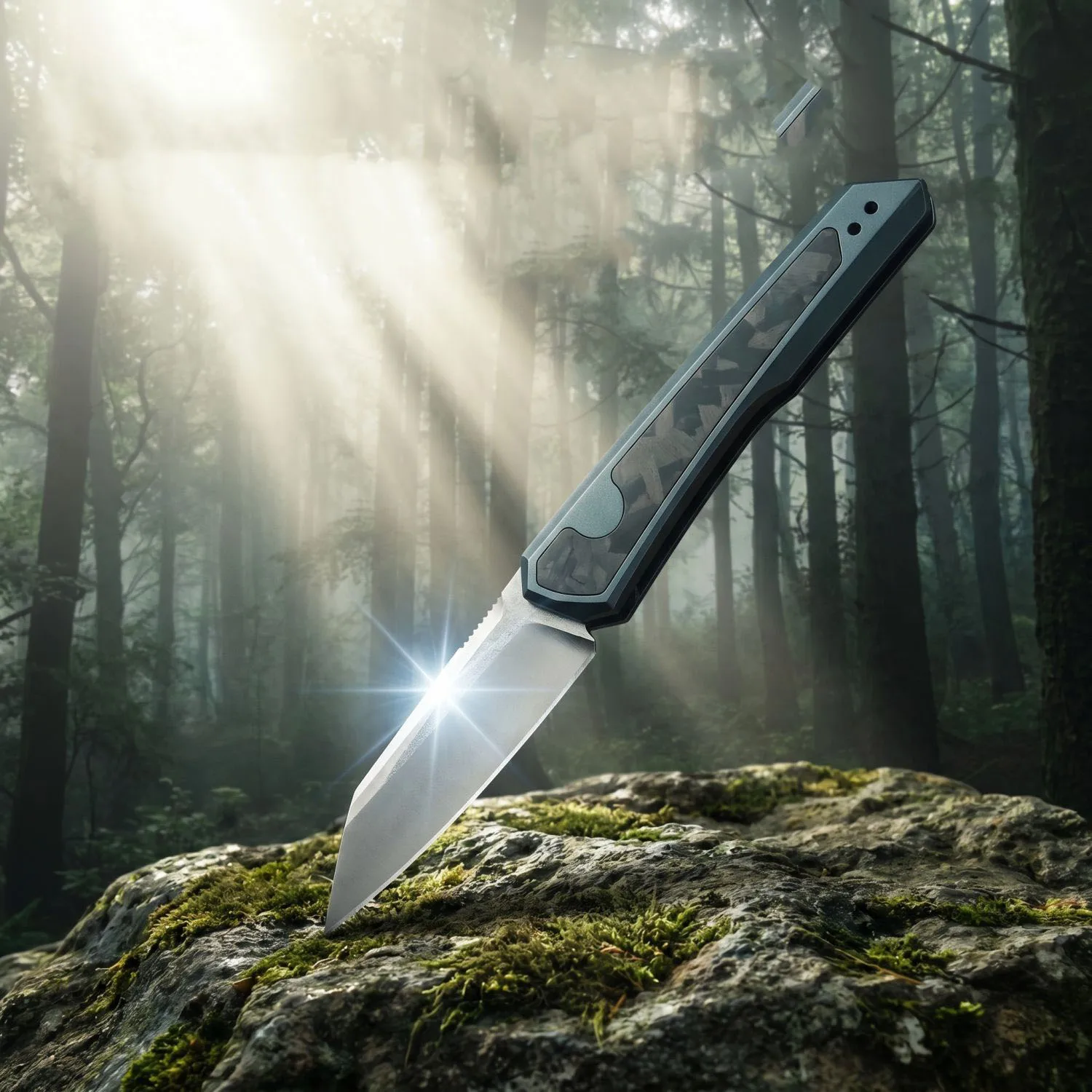 Folding Knife with Aluminum Alloy and Carbon Fiber Handle: Outdoor High-Hardness Compact Pocket Fruit Knife
Folding Knife with Aluminum Alloy and Carbon Fiber Handle: Outdoor High-Hardness Compact Pocket Fruit Knife