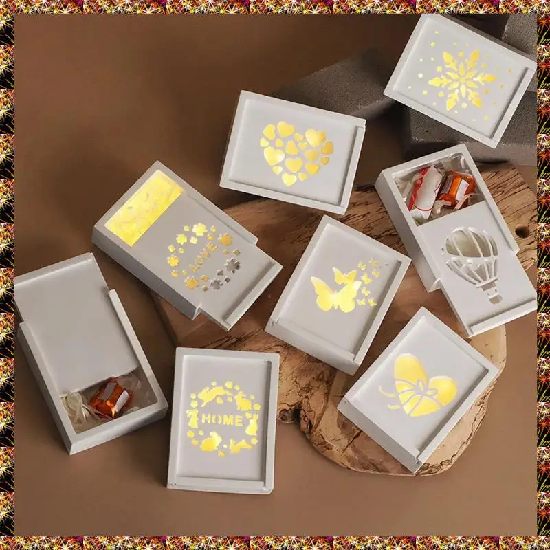BTCL Silicone Storage Box Mould Hollow Out Storage Case Mold DIY Case Cement Mold Non Stick Gift Box Plaster Mould For Gift
BTCL Silicone Storage Box Mould Hollow Out Storage Case Mold DIY Case Cement Mold Non Stick Gift Box Plaster Mould For Gift