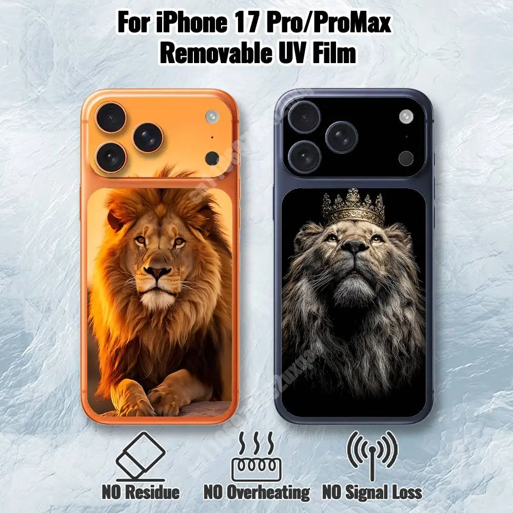 Handsome Wild Lion King Removable UV Film for iPhone 17 Pro 17 ProMax Hydrogel Sticker
Handsome Wild Lion King Removable UV Film for iPhone 17 Pro 17 ProMax Hydrogel Sticker