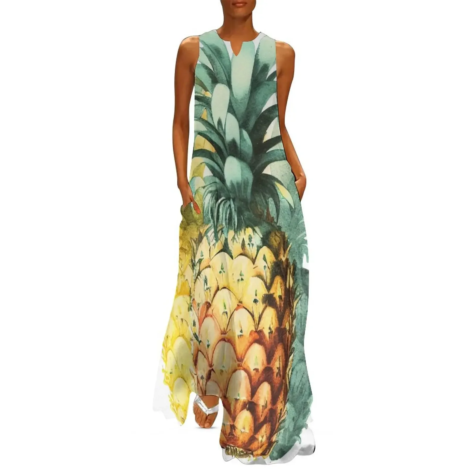 Aesthetic watercolor painting of pineapples Long Dress ladies dresses for special occasions summer women's suit Dress
Aesthetic watercolor painting of pineapples Long Dress ladies dresses for special occasions summer women's suit Dress