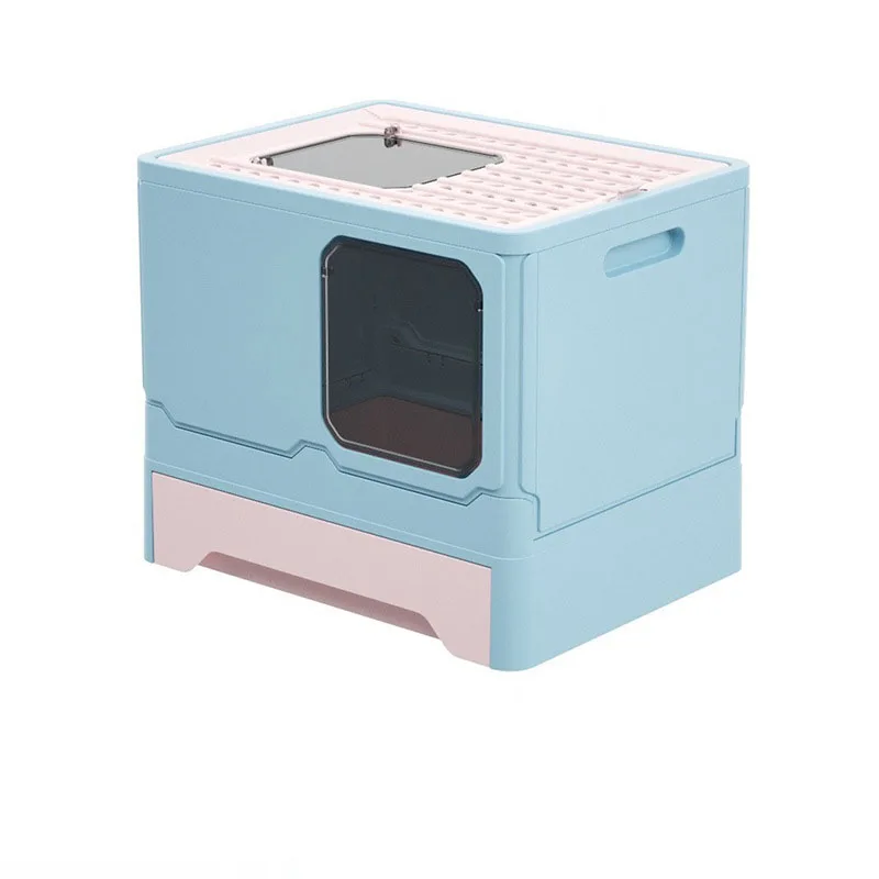 Fully enclosed cat litter box large foldable top-entry cat toilet household drawer is cat pet supplies
Fully enclosed cat litter box large foldable top-entry cat toilet household drawer is cat pet supplies