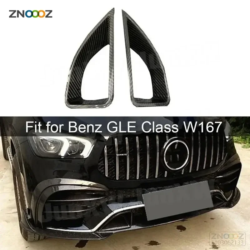 Dry Carbon Fiber Front Bumper Air Vent Outlet for Mercedes Benz GLE Class W167 GLE53 AMG SUV 2020 UP Fog Lamp Mesh Cover Trim
Dry Carbon Fiber Front Bumper Air Vent Outlet for Mercedes Benz GLE Class W167 GLE53 AMG SUV 2020 UP Fog Lamp Mesh Cover Trim