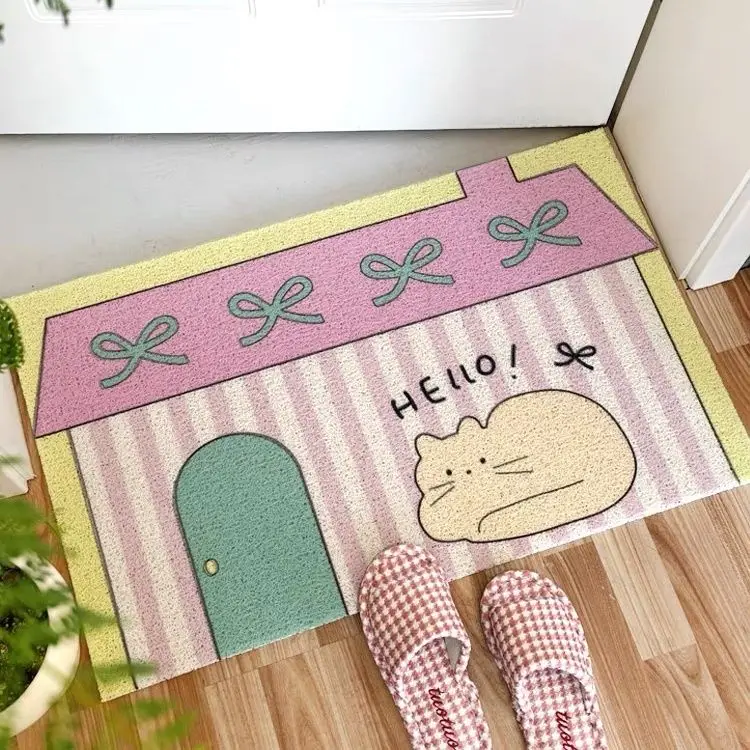 Adorable Knot Entrance Mat Korean Style Machine Woven Polyester Dirt Resistant Home Use Foot Rug for Girls
Adorable Knot Entrance Mat Korean Style Machine Woven Polyester Dirt Resistant Home Use Foot Rug for Girls