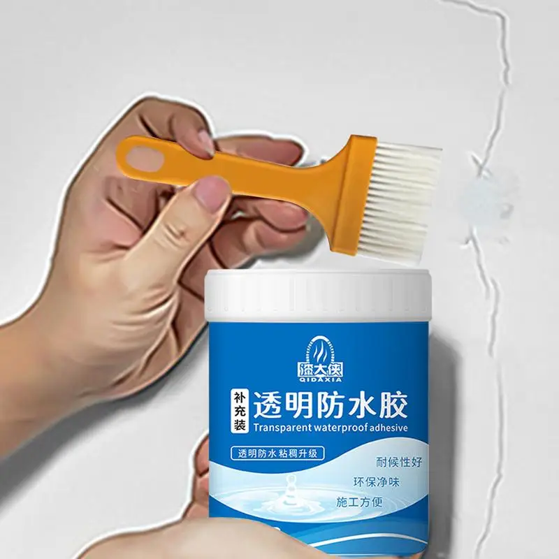 Invisible Waterproof Agent 300g Strong Bonding Sealant With Brush Invisible Indoor Outdoor Coating Leak And Insulating Adhesive
Invisible Waterproof Agent 300g Strong Bonding Sealant With Brush Invisible Indoor Outdoor Coating Leak And Insulating Adhesive