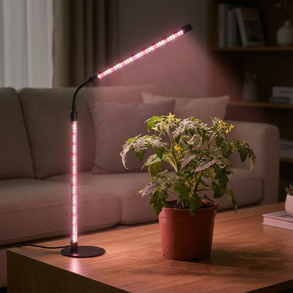 Grow Light for Seed Starting & Indoor Plants,Full Spectrum Lamp with Auto On/Off Timer,4 Brightness Setting,Adjustable Gooseneck
Grow Light for Seed Starting & Indoor Plants,Full Spectrum Lamp with Auto On/Off Timer,4 Brightness Setting,Adjustable Gooseneck