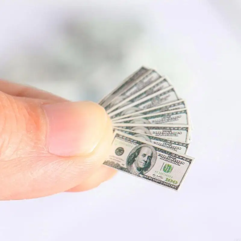 J0PF Accessories for Doll House Restaurant Display Decorations 100 Sheets Mini Dollar Dollhouse Table Miniature
J0PF Accessories for Doll House Restaurant Display Decorations 100 Sheets Mini Dollar Dollhouse Table Miniature