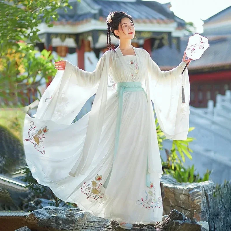 Authentic Hanfu Women's Banquet Dance Costume Red Elegant Heavy Embroidery Waist-High Sweet Birthday Party Evening Dress
Authentic Hanfu Women's Banquet Dance Costume Red Elegant Heavy Embroidery Waist-High Sweet Birthday Party Evening Dress
