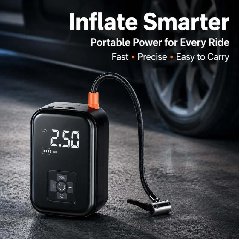 Motorcycle Inflatable Pump 12V Tire Inflator Mini Air Compressor 150PSI Electric Air Pump for Car Bicycle Tire Air Filling Pump
Motorcycle Inflatable Pump 12V Tire Inflator Mini Air Compressor 150PSI Electric Air Pump for Car Bicycle Tire Air Filling Pump