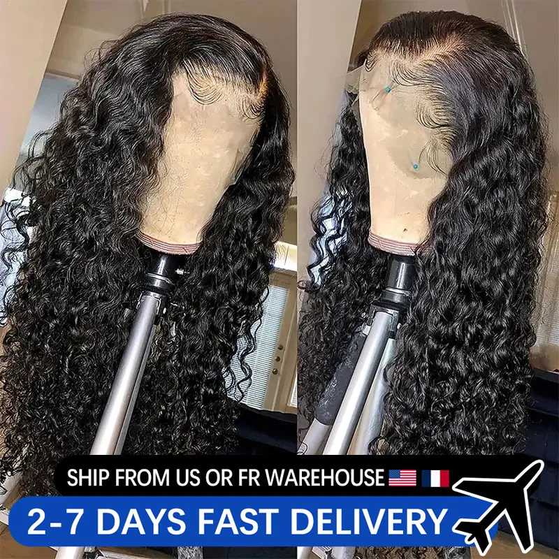 13x4 13x6 Deep Wave Lace Front Wigs Human Hair Brazilian Pre Plucked HD Transparent Lace Frontal Wigs 180% 4x4 Lace Closure Wig
13x4 13x6 Deep Wave Lace Front Wigs Human Hair Brazilian Pre Plucked HD Transparent Lace Frontal Wigs 180% 4x4 Lace Closure Wig