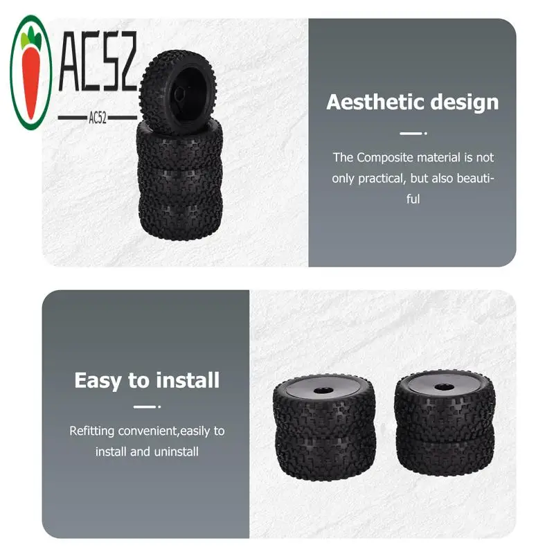 AC52-4 шт., 85 мм, шины, колеса для Wltoys 144001 124019 104001, детали для обновления радиоуправляемого автомобиля, масштаб 1/10, 1/12, 1/14, внедорожный багги
AC52-4 шт., 85 мм, шины, колеса для Wltoys 144001 124019 104001, детали для обновления радиоуправляемого автомобиля, масштаб 1/10, 1/12, 1/14, внедорожный багги