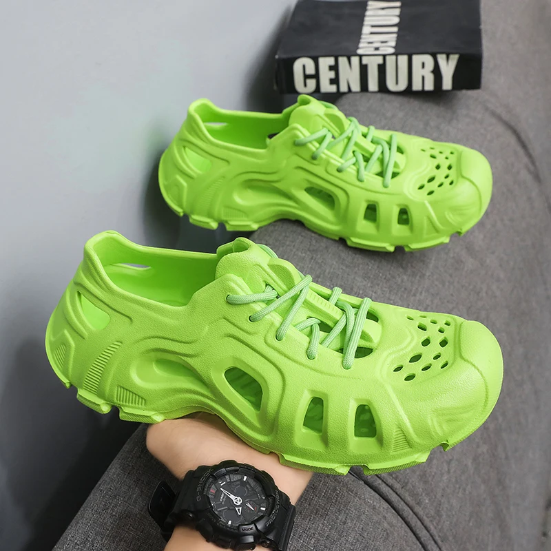 Летняя уличная повседневная нескользящая спортивная обувь для рыбалки и водных видов спорта для мужчин и женщин, пляжные сандалии и шлепанцы
Летняя уличная повседневная нескользящая спортивная обувь для рыбалки и водных видов спорта для мужчин и женщин, пляжные сандалии и шлепанцы
