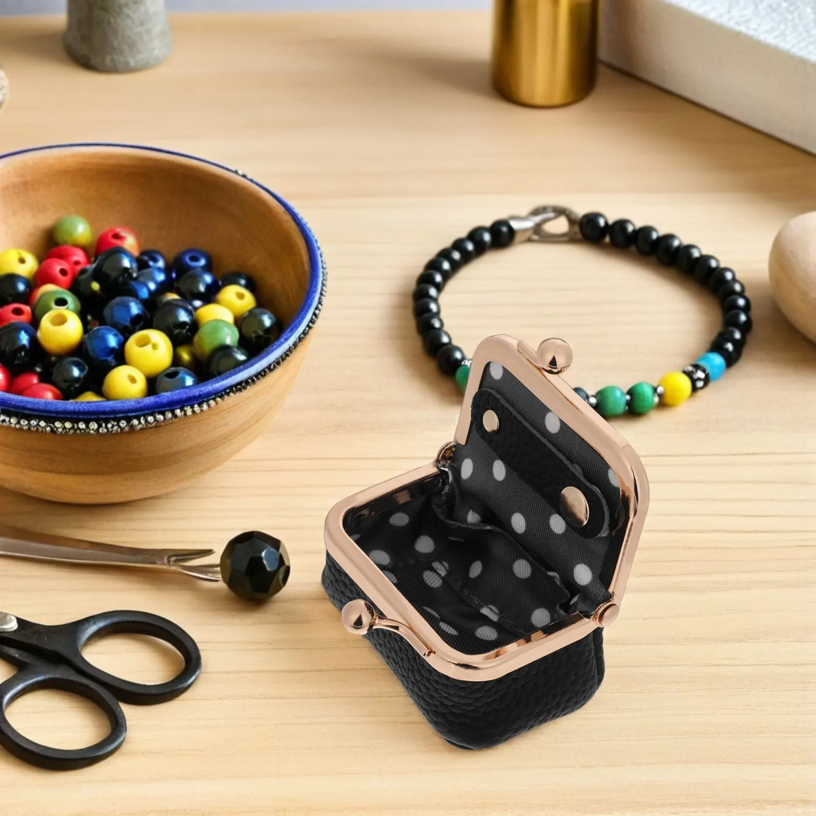 Jewelry Box Mini Vintage Style Compact Case for Rings Earrings Necklaces Bracelets Travel Organizer Pouch Black
Jewelry Box Mini Vintage Style Compact Case for Rings Earrings Necklaces Bracelets Travel Organizer Pouch Black