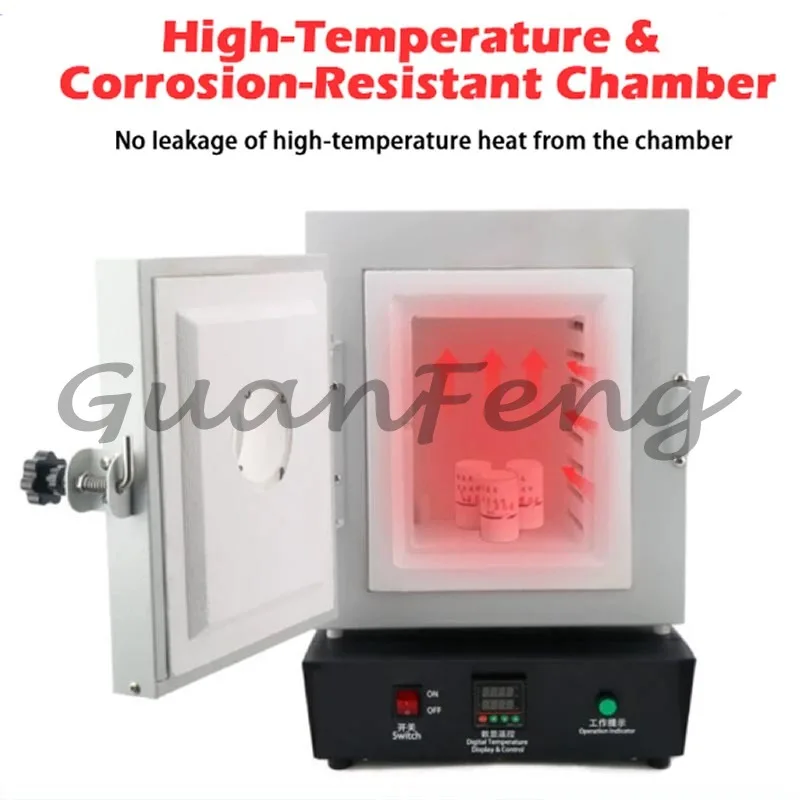 110v/220v 1150℃ Muffle Furnace with Observation Window 1750W Constant Temperature Oven for Gypsum Mold Heating Furnace
110v/220v 1150℃ Muffle Furnace with Observation Window 1750W Constant Temperature Oven for Gypsum Mold Heating Furnace