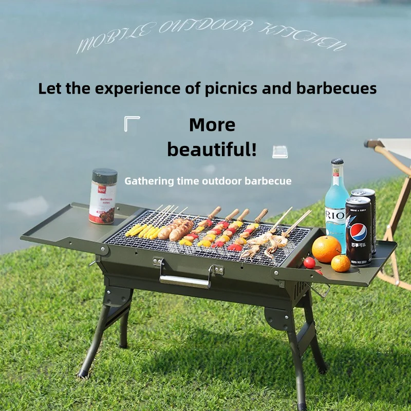 BBQ Grills Foldable Charcoal Grill Outdoor Camping Picnics Carbon Grills Butane/Propane Fuel Options
BBQ Grills Foldable Charcoal Grill Outdoor Camping Picnics Carbon Grills Butane/Propane Fuel Options