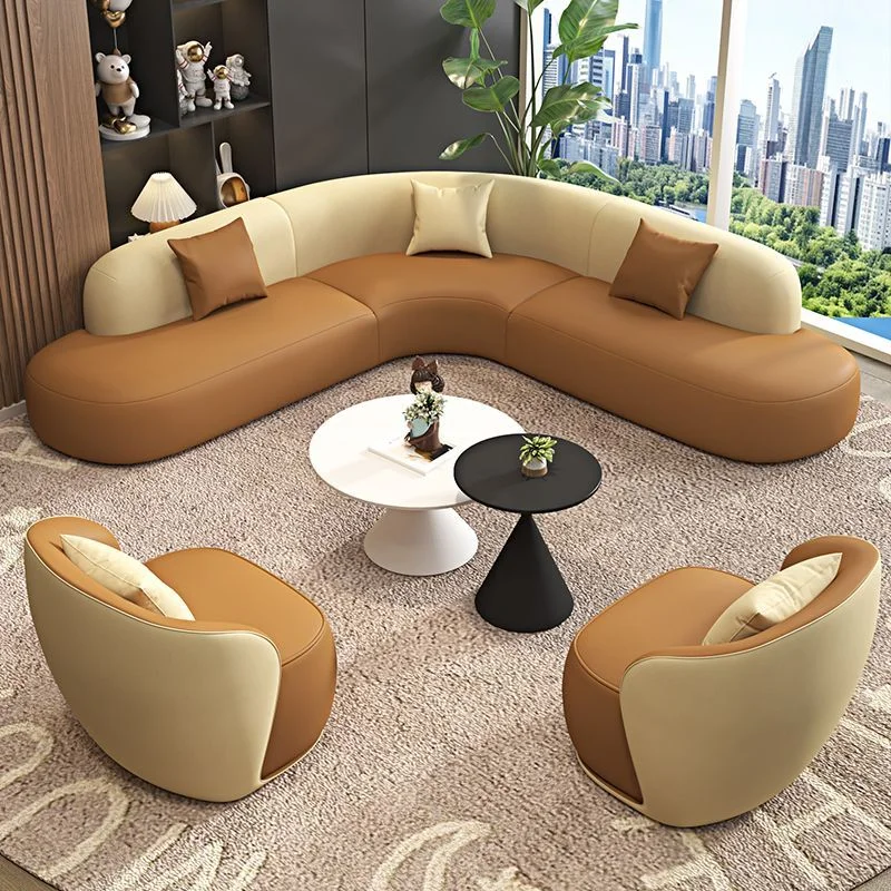 Curved Comfortable Sofa Aesthetics Curved Designer Gaming Living Room Decor Sofas High Quality Relaxing Muebles Trendy Furniture
Curved Comfortable Sofa Aesthetics Curved Designer Gaming Living Room Decor Sofas High Quality Relaxing Muebles Trendy Furniture