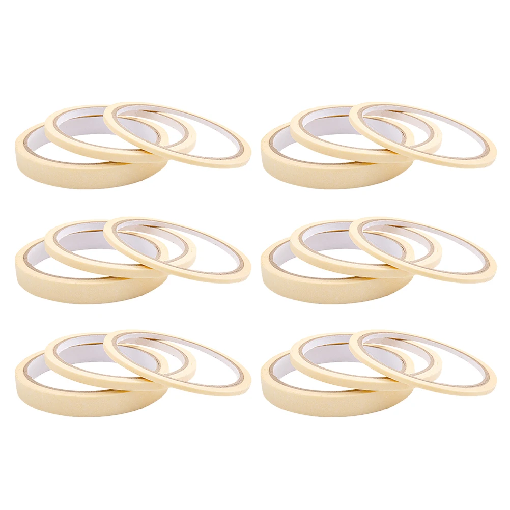 18 Rolls Manicure Masking Tape Premium Durable Adhesive Nail Polish Separation Tape Nail Art Stickers for Salon Home Use
18 Rolls Manicure Masking Tape Premium Durable Adhesive Nail Polish Separation Tape Nail Art Stickers for Salon Home Use