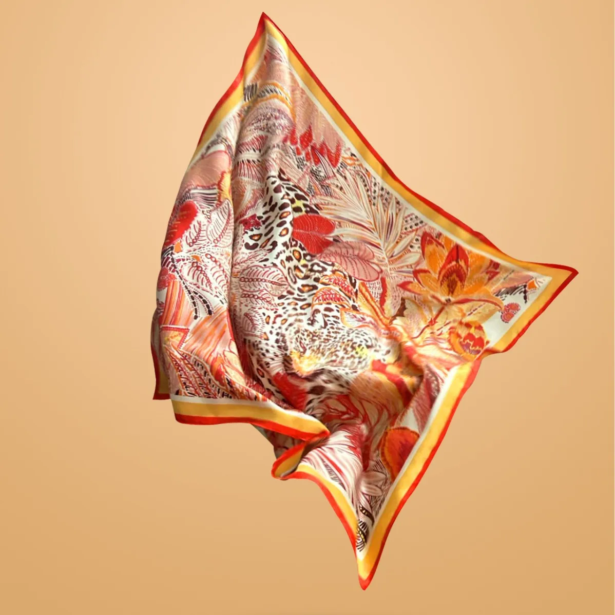 Wholesale 100% Pure Mulberry Silk Scarf 52x52CM Square Neckerchief Breathable Digital Printed Scarves with Gift Packed
Wholesale 100% Pure Mulberry Silk Scarf 52x52CM Square Neckerchief Breathable Digital Printed Scarves with Gift Packed