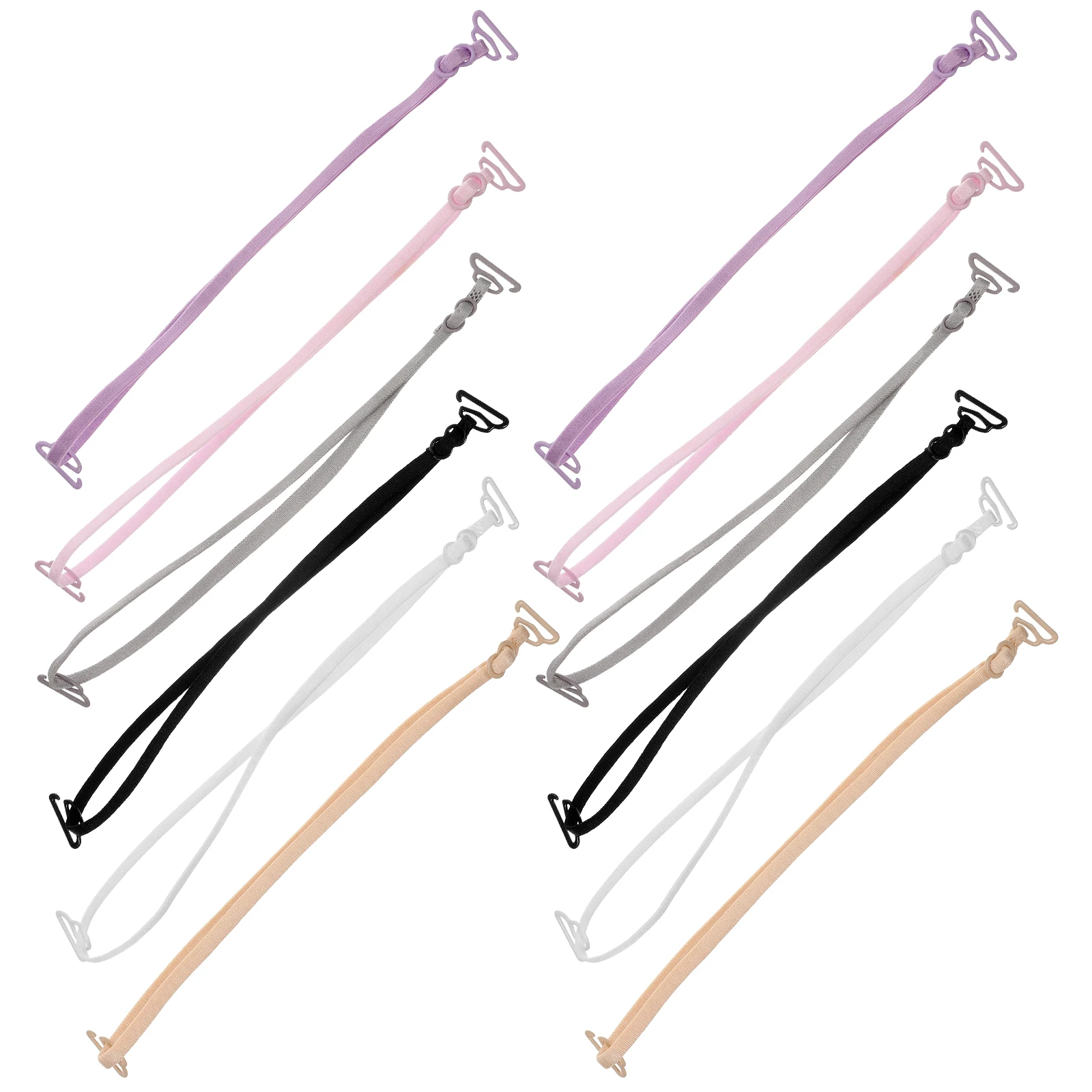 12pcs Invisible Bra Straps Removable Lingerie Holders 1 8cm Elastic Bands Nonslip Adjustable Accessories For Women
12pcs Invisible Bra Straps Removable Lingerie Holders 1 8cm Elastic Bands Nonslip Adjustable Accessories For Women