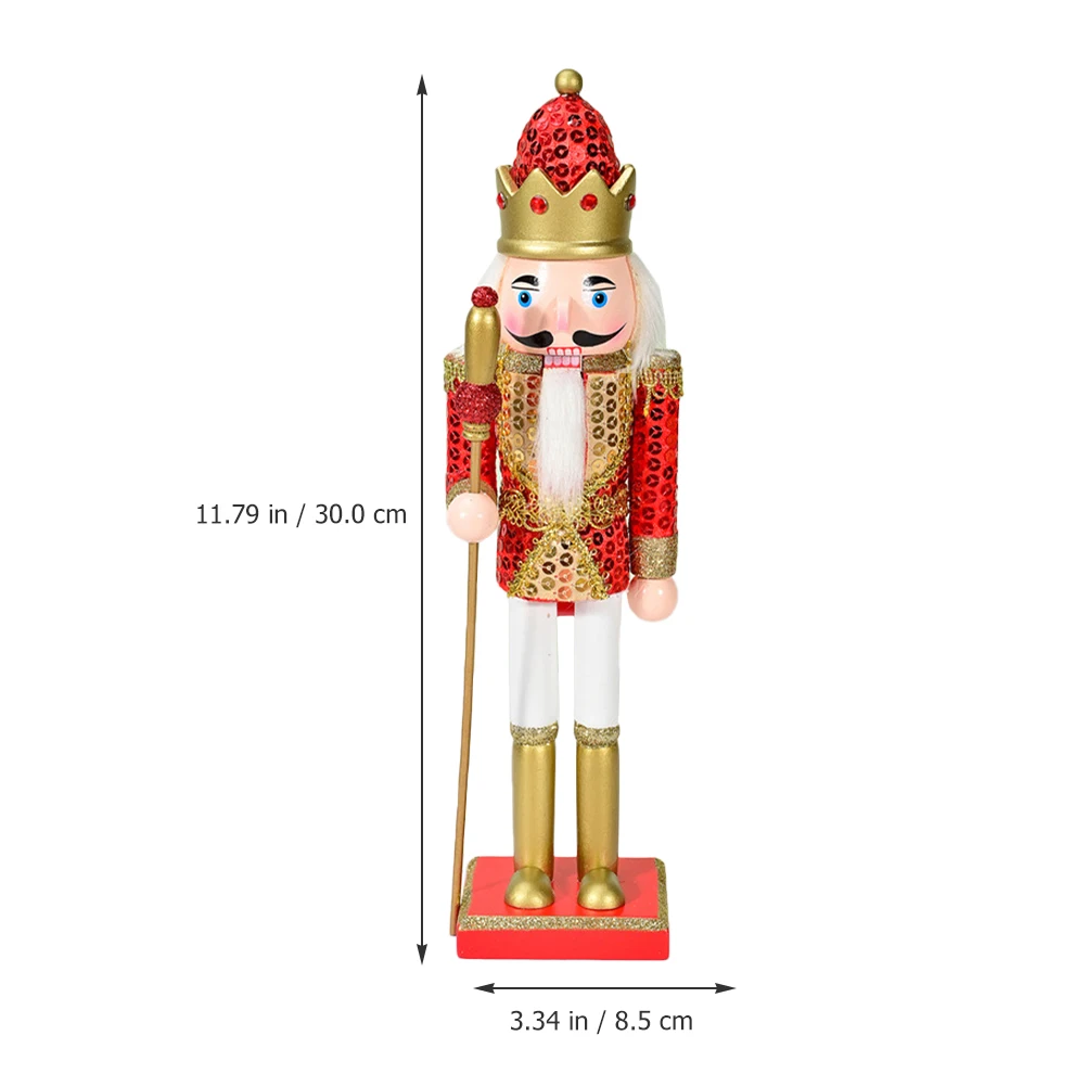 Red Nutcracker Soldier Decor 30cm Wooden Puppet for Christmas Party Home Office Festive Xmas nament Small Unique H crafted
Red Nutcracker Soldier Decor 30cm Wooden Puppet for Christmas Party Home Office Festive Xmas nament Small Unique H crafted
