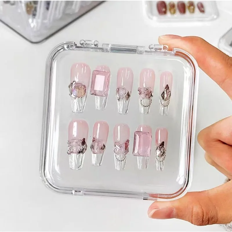 Press-On Nail Storage Box with Adhesive Sheets Fake Nails Transparent Organizer Display Box Dustproof False Nails Display Case
Press-On Nail Storage Box with Adhesive Sheets Fake Nails Transparent Organizer Display Box Dustproof False Nails Display Case