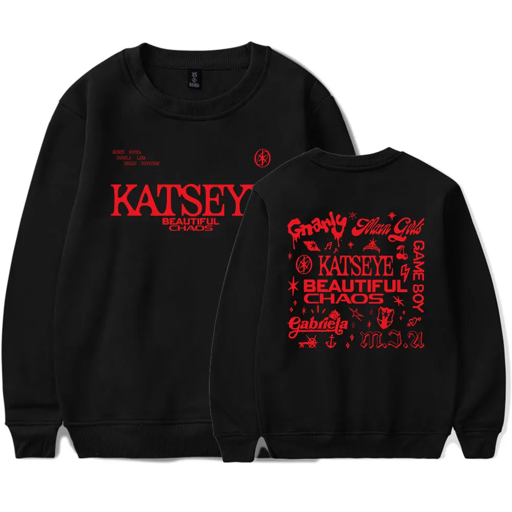 Katseye Beautiful Chaos Crewneck Unisex Long Sleeve Streetwear Pullover Sweatshirt
Katseye Beautiful Chaos Crewneck Unisex Long Sleeve Streetwear Pullover Sweatshirt