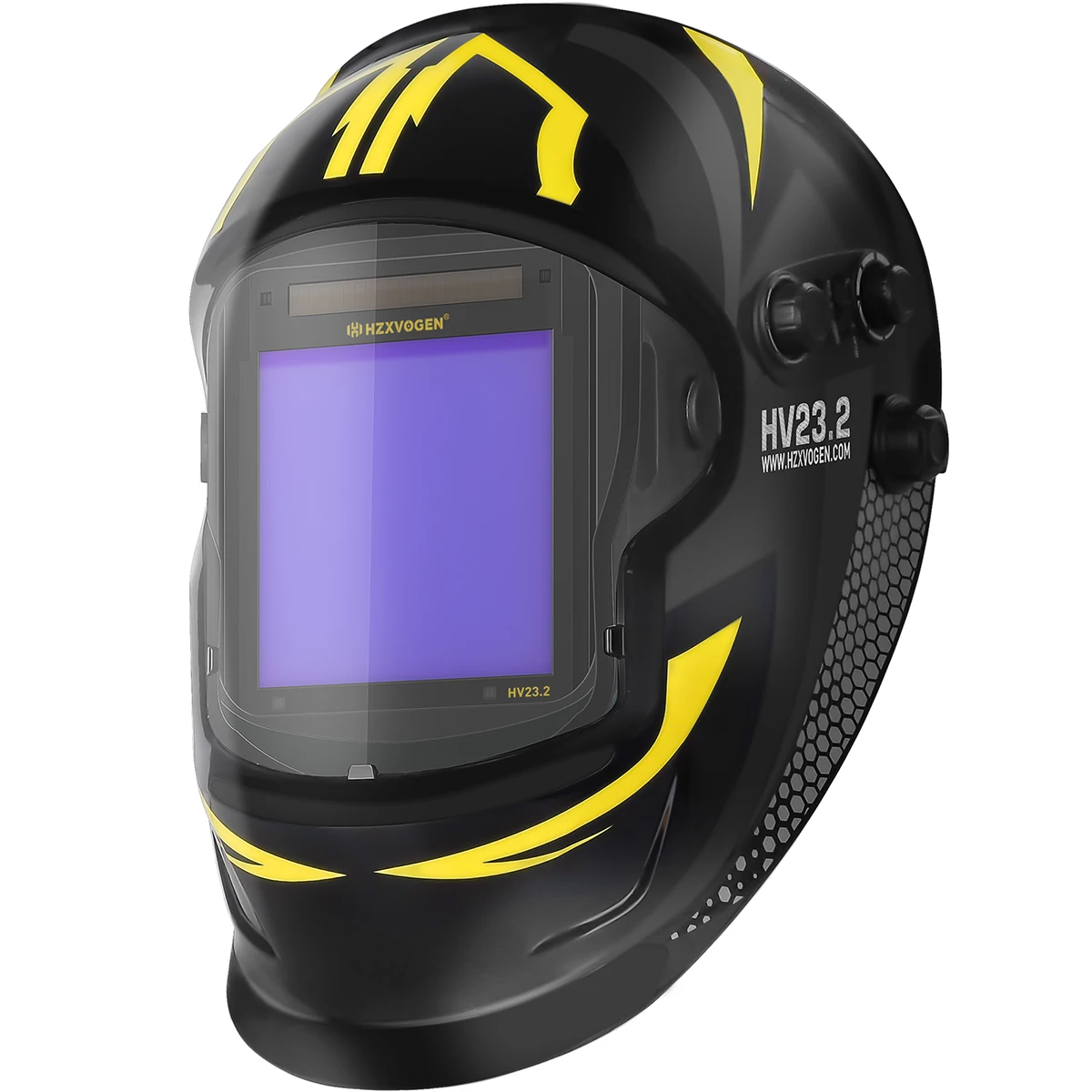 HZXVOGEN Auto Darkening Welding Helmet with Side View Panoramic 180° Large Viewing True Color Solar Powered Welding Mask
HZXVOGEN Auto Darkening Welding Helmet with Side View Panoramic 180° Large Viewing True Color Solar Powered Welding Mask
