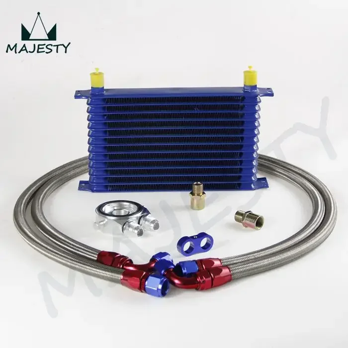 13 ROW AN10 UNIVERSAL ENGINE TRANSMISSION OIL COOLER+FILTER ADAPTER SILVER KIT
13 ROW AN10 UNIVERSAL ENGINE TRANSMISSION OIL COOLER+FILTER ADAPTER SILVER KIT