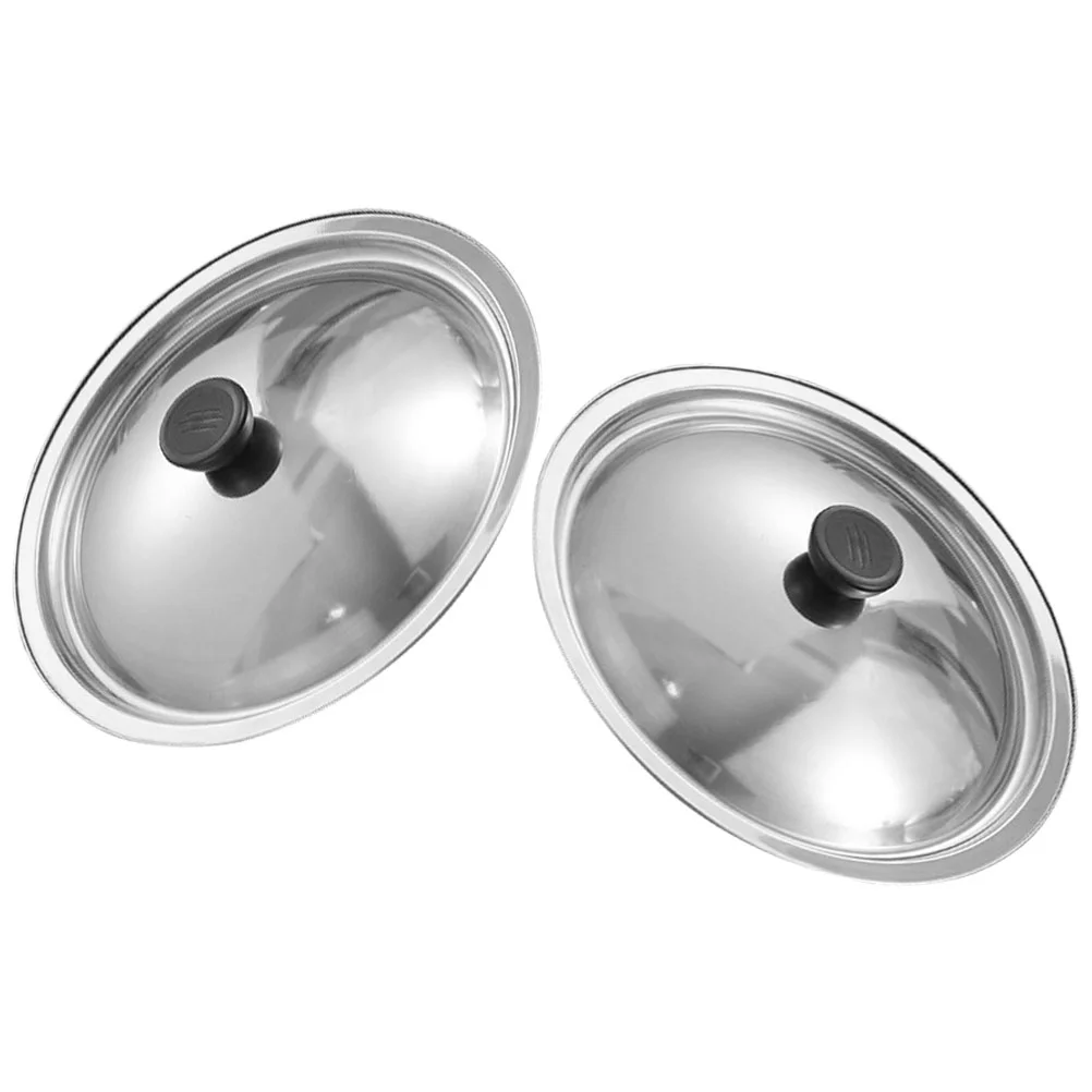 2 Pcs Universal Lid for Pots and Pans Cover Griddle Stainless Steel Replacement Big Cooking
2 Pcs Universal Lid for Pots and Pans Cover Griddle Stainless Steel Replacement Big Cooking