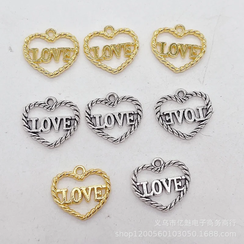 Factory Direct Sales100Pieces DIY Hollow outLOVELove Heart Earrings Necklace Clothing Bag Decoration Material Pendant
Factory Direct Sales100Pieces DIY Hollow outLOVELove Heart Earrings Necklace Clothing Bag Decoration Material Pendant