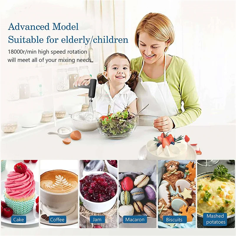 2X Hand Mixer Electric Wireless,Mixer Hand Mixer,USB Rechargeable,Portable Hand Mixer For Baking,For Sauces,Cream,Egg-AT64
2X Hand Mixer Electric Wireless,Mixer Hand Mixer,USB Rechargeable,Portable Hand Mixer For Baking,For Sauces,Cream,Egg-AT64