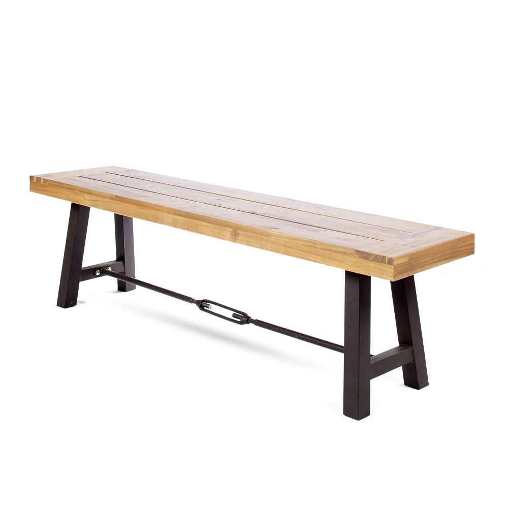 Acacia Wood Outdoor Dining Bench, Patio Backless Bench
Acacia Wood Outdoor Dining Bench, Patio Backless Bench