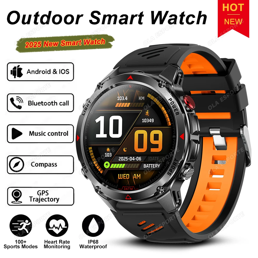Мужские умные часы с GPS-позиционированием, AMOLED-экран, фонарик, Bluetooth-вызов, умные часы, 100 + спортивные режимы, индивидуальный циферблат, монитор здоровья
Мужские умные часы с GPS-позиционированием, AMOLED-экран, фонарик, Bluetooth-вызов, умные часы, 100 + спортивные режимы, индивидуальный циферблат, монитор здоровья