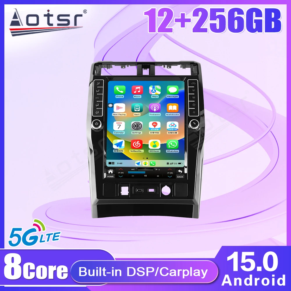 16.2" 4K Touch Screen 12 Core For Toyota 4Runner 2009 - 2023 Android 15.0 Car Radio Stereo Carplay GPS Navigation Device& BT5.0
16.2" 4K Touch Screen 12 Core For Toyota 4Runner 2009 - 2023 Android 15.0 Car Radio Stereo Carplay GPS Navigation Device& BT5.0