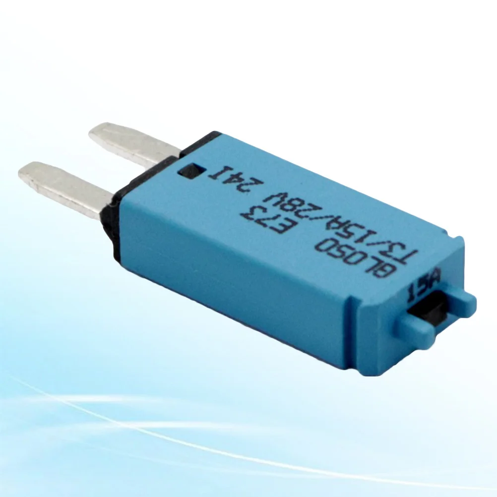 Mini Breaker Fuse Resettable Automotive Circuit Breaker 12V 24V 15a Color Coded for Car Marine Low Voltage Systems
Mini Breaker Fuse Resettable Automotive Circuit Breaker 12V 24V 15a Color Coded for Car Marine Low Voltage Systems