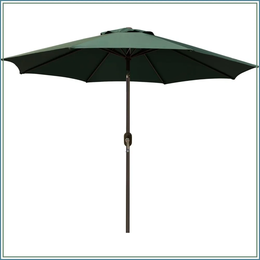9FT Patio Umbrella with Crank & Tilt, 8 Sturdy Ribs, Market Umbrella for Garden, Deck, Yard
9FT Patio Umbrella with Crank & Tilt, 8 Sturdy Ribs, Market Umbrella for Garden, Deck, Yard