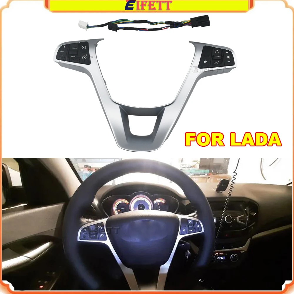 Steering Wheel Button With White Backlight Cruise Control Switch For Lada (ВАЗ) Vesta Sport / SW Cross Glade West 2015 - 2021
Steering Wheel Button With White Backlight Cruise Control Switch For Lada (ВАЗ) Vesta Sport / SW Cross Glade West 2015 - 2021