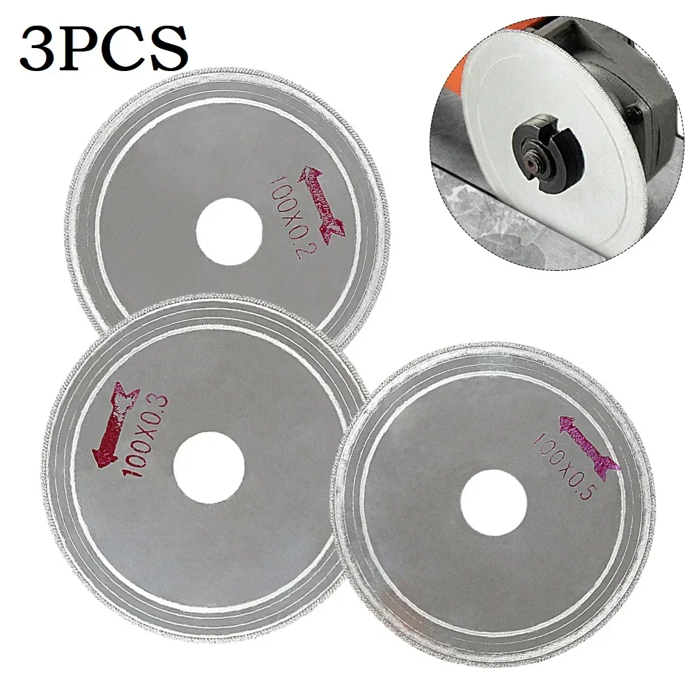 1pc 4inch 100mm Diamond Saw Blade 20mm Bore Cutting Disc For Glass Stone Amber Crystal Gemstone Cutting Tools 0.2mm 0.3mm 0.5mm
1pc 4inch 100mm Diamond Saw Blade 20mm Bore Cutting Disc For Glass Stone Amber Crystal Gemstone Cutting Tools 0.2mm 0.3mm 0.5mm