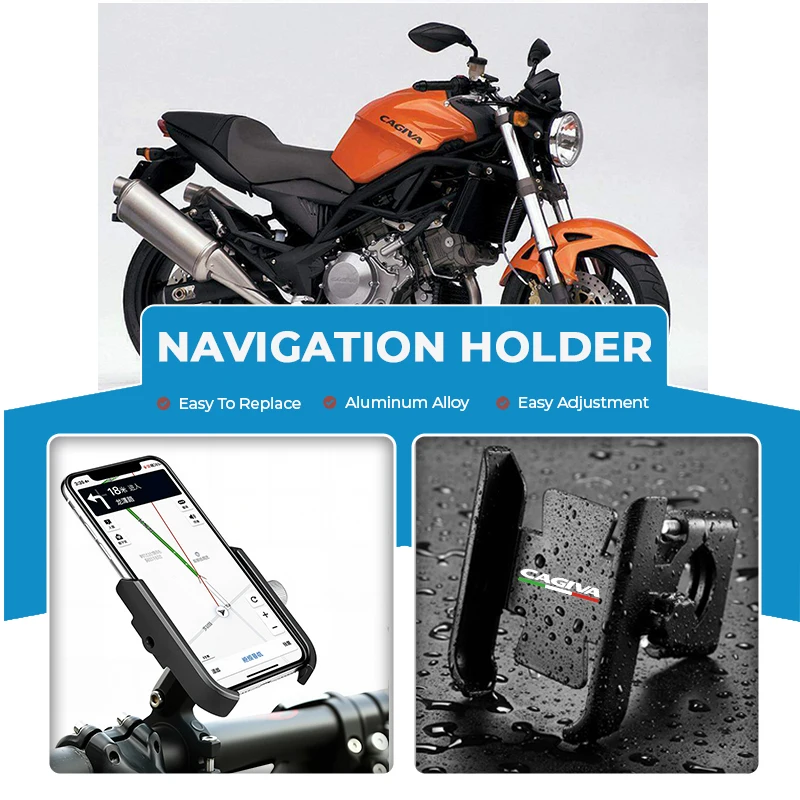 Alloy Motorcycle Cell Phone Support Bracket Mirror Mount Navigation Stand For Cagiva Canyon 500 600 Mito 125 SP525 Planet 125
Alloy Motorcycle Cell Phone Support Bracket Mirror Mount Navigation Stand For Cagiva Canyon 500 600 Mito 125 SP525 Planet 125